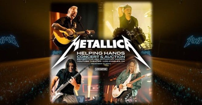 メタリカ、チャリティ・コンサート【The Helping Hands Concert