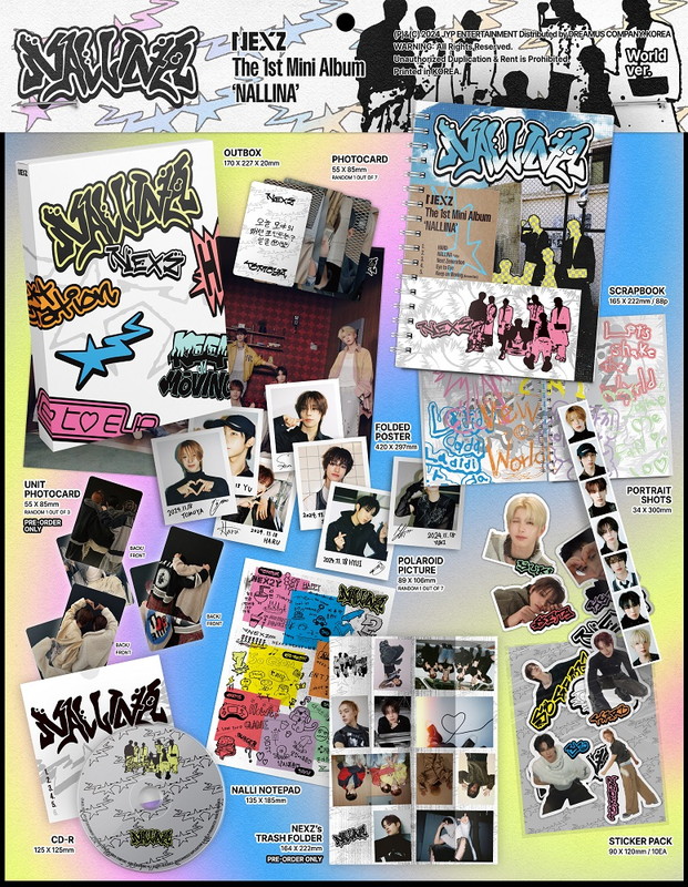 「NEXZ アルバム『NALLINA』限定盤（World ver.）」3枚目/7