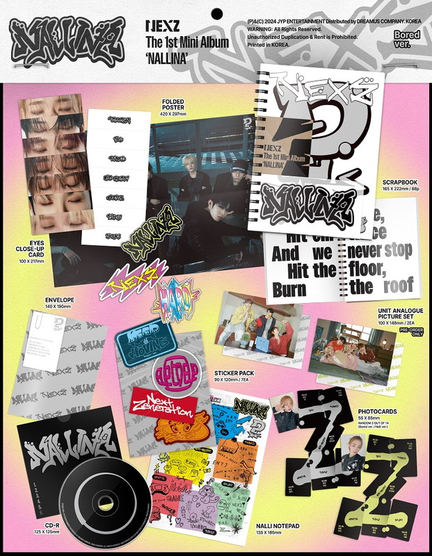 「NEXZ アルバム『NALLINA』通常盤（Bored ver.）」5枚目/7