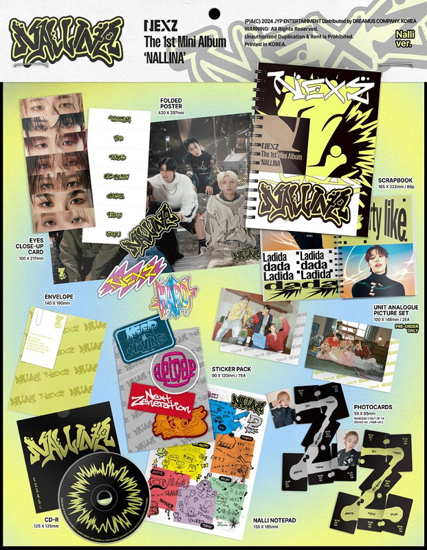 「NEXZ アルバム『NALLINA』通常盤（Nalli ver.）」6枚目/7