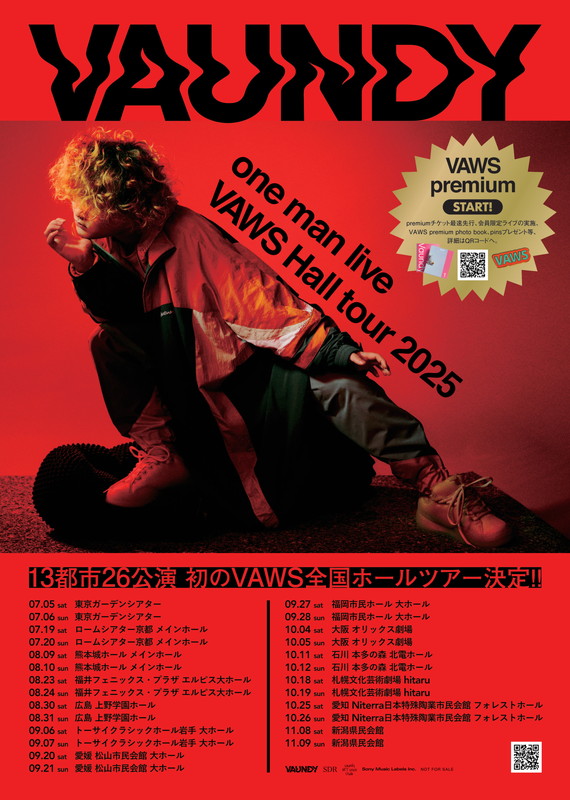 「【Vaundy one man live VAWS Hall tour 2025】」7枚目/7
