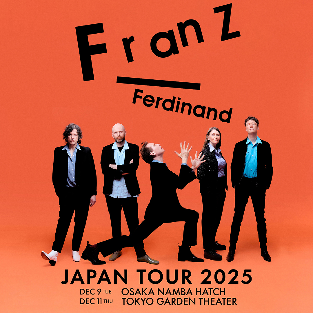 フランツ・フェルディナンド、3年ぶりの来日ツアーが2025年12月に決定