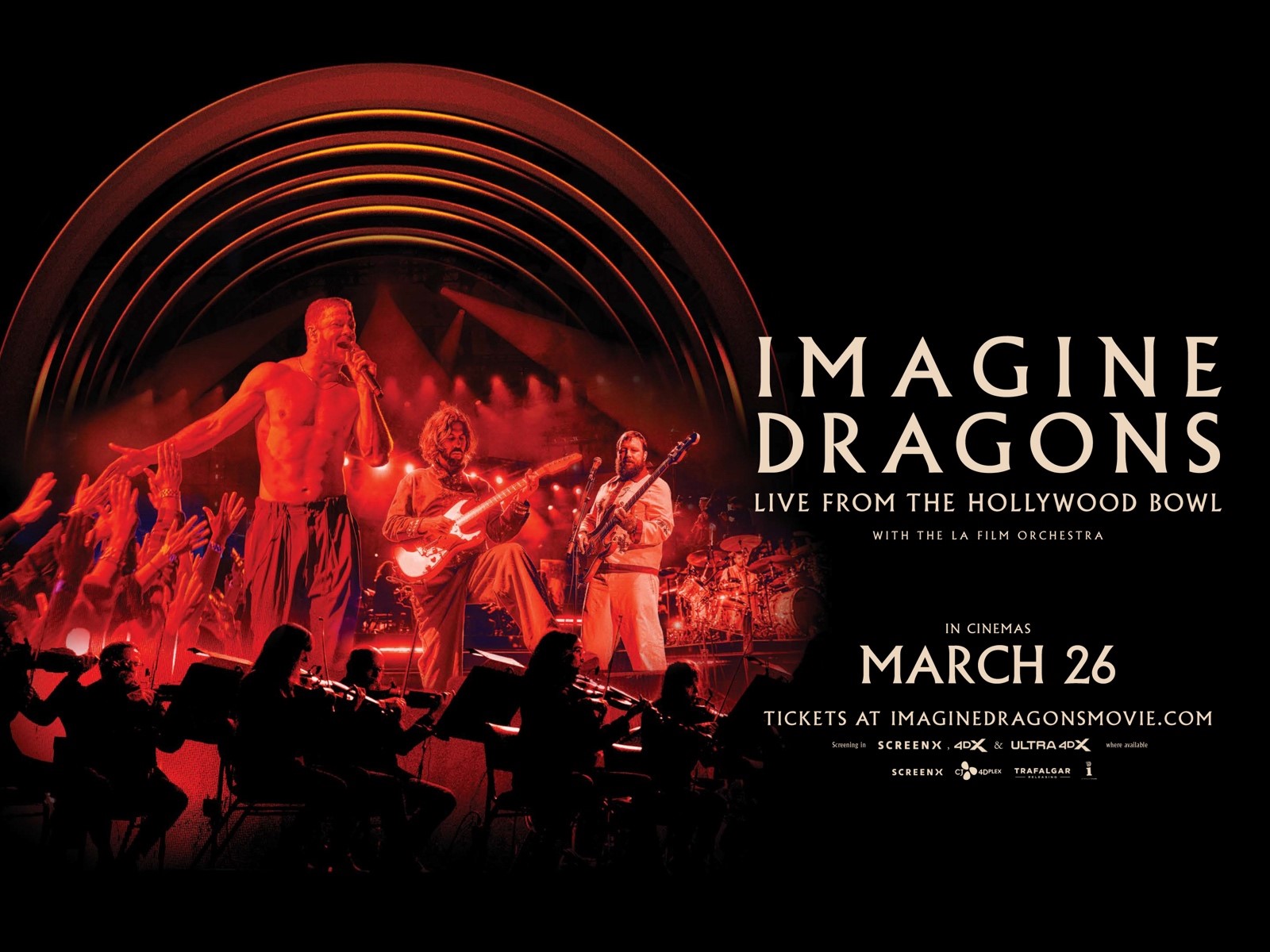 イマジン・ドラゴンズ、ライブ映画『IMAGINE DRAGONS: LIVE FROM THE