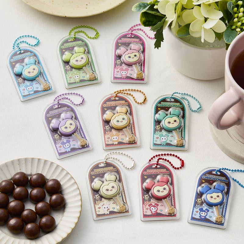 TWICE LOVELYS チョコがけボーロ&チャーム　サンリオキャラクター TWICE LOVELYS チョコがけボーロ＆チャーム【単品】 BANDAI｜バンダイ
