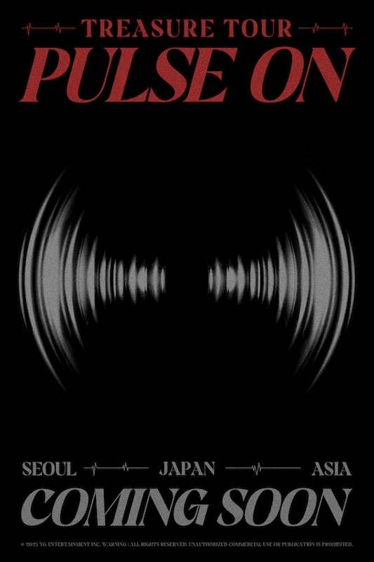 「TREASURE、自身3度目となるツアー【TREASURE TOUR [PULSE ON] IN JAPAN】開催決定」1枚目/1