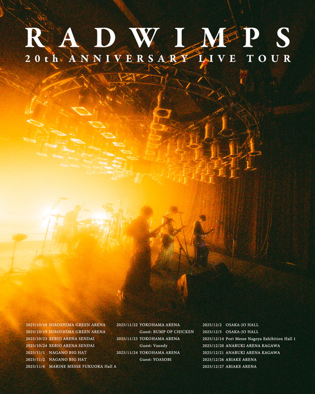 「【RADWIMPS 20th ANNIVERSARY LIVE TOUR】」4枚目/4