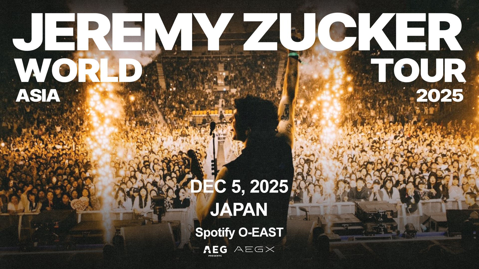 ジェレミー・ザッカー、2025年12月に来日公演決定 | Daily News