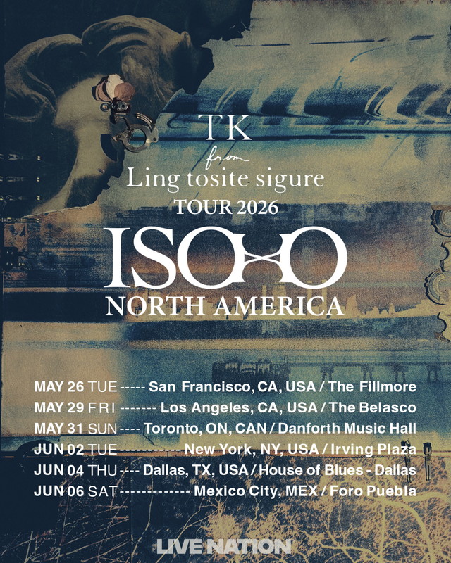 「【TK from Ling tosite sigure TOUR 2026 ISO×0 NORTH AMERICA】」2枚目/2