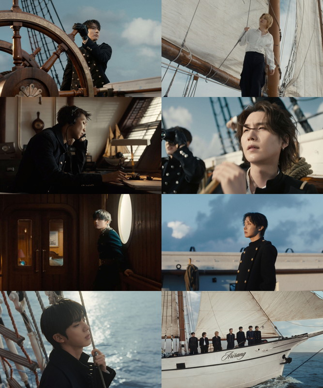 BTSが船を導く、新たな旅立ちを前にした心情を「SWIM」MVで表現