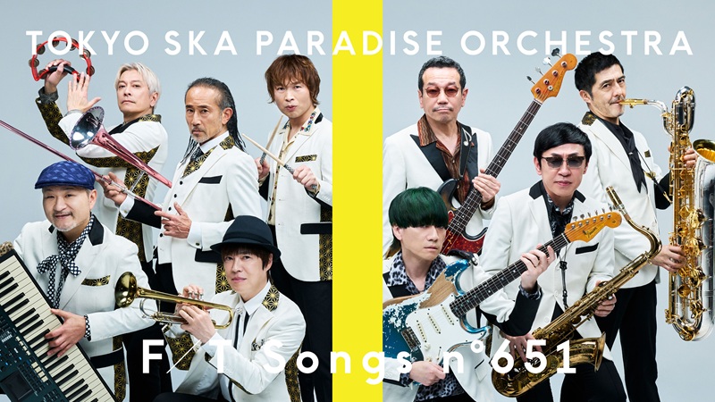 スカパラ　ハプニング　シングル スカパラ、ソロ回しの演出も盛り込んで「Paradise Has No Border」披露