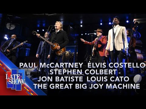 「ポール・マッカートニー、米番組『ザ・レイト・ショー』最終回でザ・ビートルズ「ハロー・グッドバイ」披露」1枚目/1