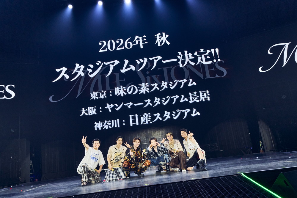 ライブレポート＞SixTONES “6”周年の歴史を刻み、新たな挑戦に期待が