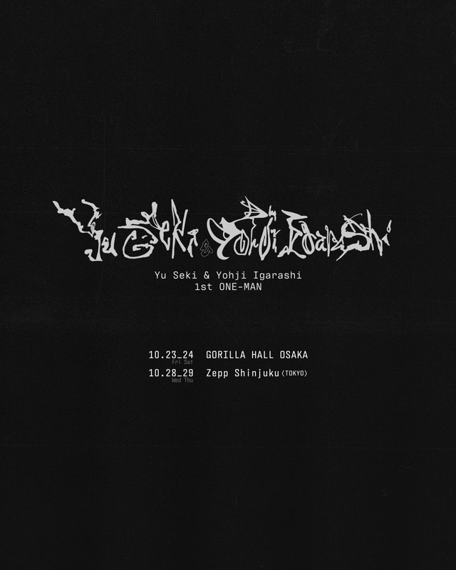 「【Yu Seki &amp; Yohji Igarashi「1st ONE-MAN」】キービジュアル」3枚目/3