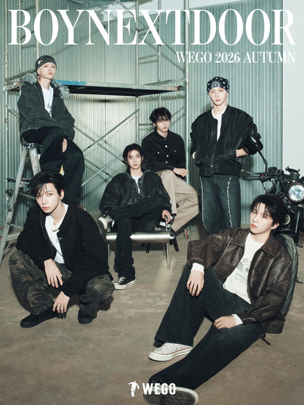 「BOYNEXTDOOR、WEGO「2026 AUTUMN &amp; WINTER」ビジュアルモデルに就任」1枚目/7