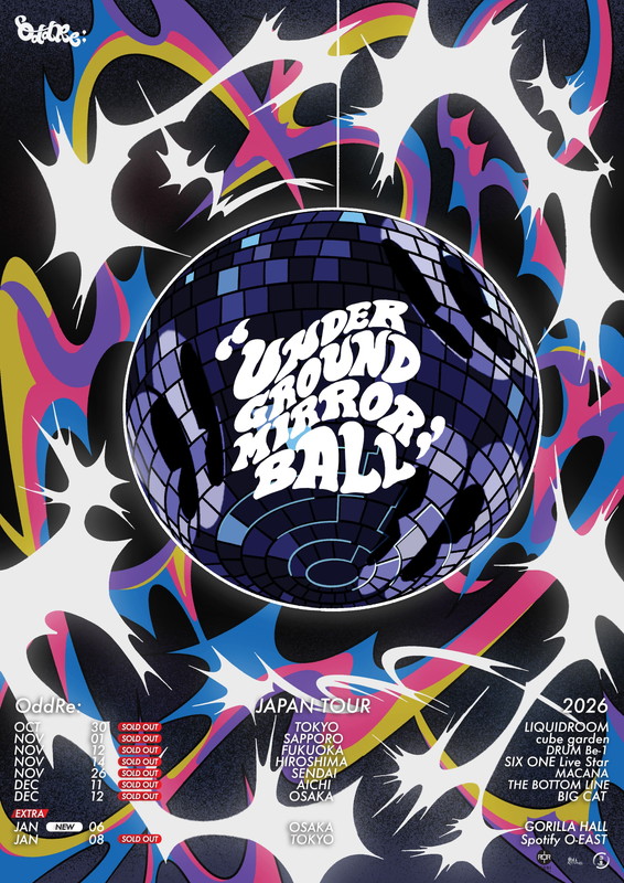 「【OddRe: JAPAN TOUR 2026 "UNDERGROUND MIRRORBALL"】」2枚目/3