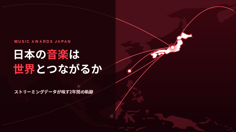 日本の音楽と世界　ストリーミングデータが映す2年間の軌跡