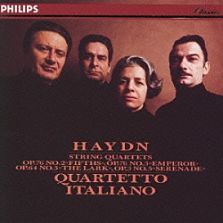 イタリア弦楽四重奏団「ハイドン：弦楽四重奏曲　ひばり、セレナード、五度、皇帝」
