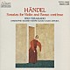 寺神戸亮「ヘンデル：ヴァイオリン・ソナタ集」