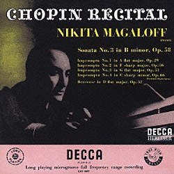 ニキタ・マガロフ「ショパン：ピアノ・ソナタ第３番／即興曲（全４曲）」