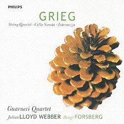 ガルネリ弦楽四重奏団／ロイド・ウェッバー ベンクト・フォシュベリ アーノルド・スタインハート ジョン・ダリー マイケル・トゥリー デイヴィッド・ソイヤー「グリーグ：弦楽四重奏曲　チェロ・ソナタ　他」