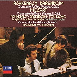 （クラシック） ヴラディーミル・アシュケナージ フー・ツォン マルコム・フレージャー ダニエル・バレンボイム イギリス室内管弦楽団「モーツァルト：２台・３台のピアノのための協奏曲　２台のピアノのためのソナタ」