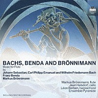 （クラシック）「 バッハ一族、ベンダとブレニマン　フルートのための音楽集」