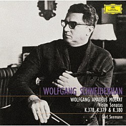 ヴォルフガング・シュナイダーハン カール・ゼーマン「モーツァルト：ヴァイオリン・ソナタ第３４番・第３５番・第３６番」