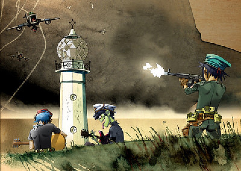 「ゴリラズ、火山噴火危機乗り越え３万人を魅了！コーチェラ速報！」1枚目/1