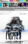 「ワンダーガールズが、ビルボードUSサイトにフィーチャー！」1枚目/1