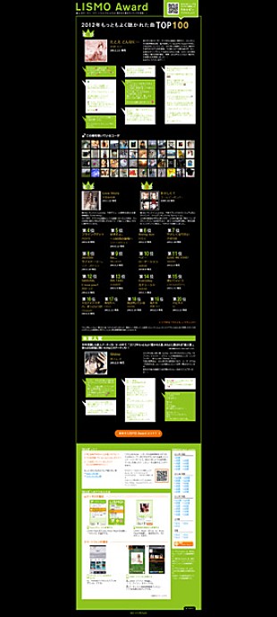 「2012年もっとも聴かれた曲1位は西野カナ、新人賞に家入レオ」