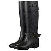 「浜崎あゆみ ヒョウ柄のオリジナルレインシューズ販売」1枚目/2