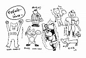 「Base Ball Bear&amp;amp;RHYMESTER直筆イラスト」2枚目/2