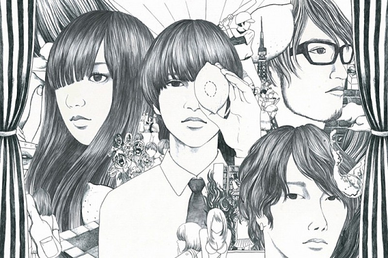 Base Ball Bear RHYMESTERと初コラボ、ユニーク直筆イラストも公開