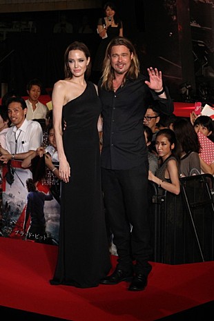 「『ワールド・ウォー Z』ジャパンプレミアにブラピとアンジーが登場し、ファンに大サービス」