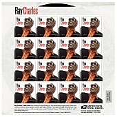「レイ・チャールズがアメリカの切手に」1枚目/1