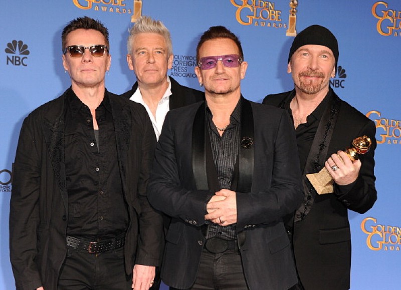 U2「ウィル・スミスとU2、ファロンの『ザ・トゥナイト・ショー』に出演」1枚目/1