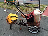 「自転車ツアー中の蜜矢 CD売るには「自分に1500円以上の価値がないと」」1枚目/2