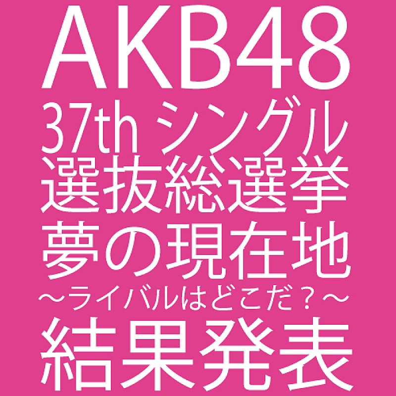 AKB48「AKB48総選挙覇者は渡辺麻友、159,854票で博多から首位を奪還「やっと1位になれた」」1枚目/1