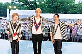 「w-inds. あいにくの雨も代々木公園での凱旋ライブに1500人」1枚目/5