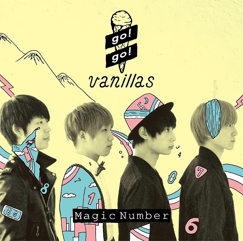 「go!go!vanillas
1st album「Magic Number」」2枚目/4