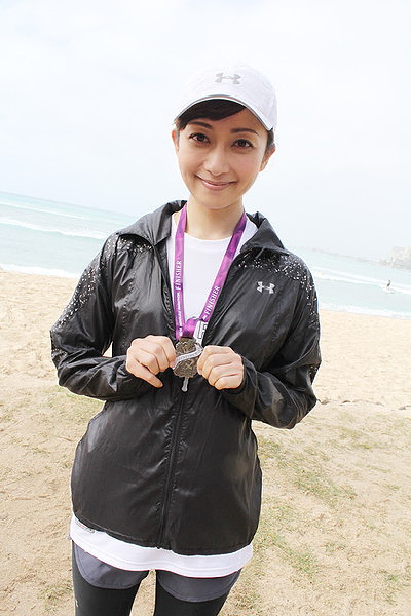 「持田 【ホノルルマラソン】完走「早く美味しいご飯とビールが飲みたい」」1枚目/8