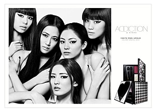 「E-girlsがADDICTION TVCM出演中、クールな表情に注目」