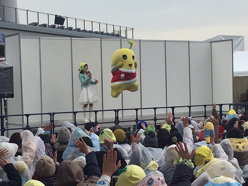 「ふなっしー 紅白に強行突入!?　「昨年の入館証で突っ込む」」1枚目/12