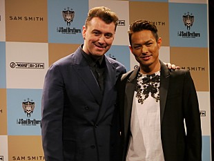 「「2015年ならではのポップ・スターになりたい」サム・スミスと今市隆二（三代目J Soul Brothers from EXILE TRIBE）の対談が実現。」