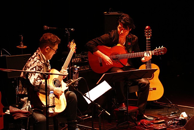 「沖仁×渡辺香津美　名手2人のディープな音の対話」1枚目/6