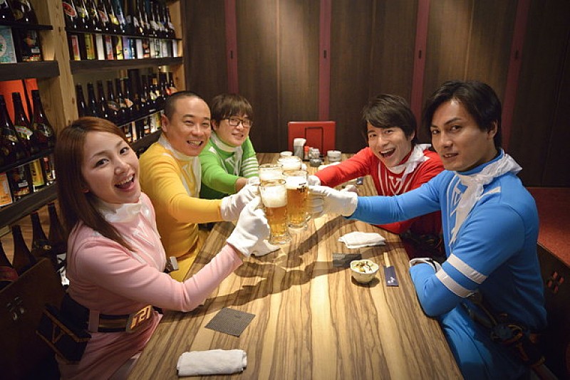 戦闘後のヒーローが打ち上げ？『乾杯戦士アフターV』第2期決定 吉川友/村井良大/加藤和樹/バッファロー吾郎A/飛永翼ら出演