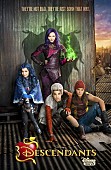 「映画『Descendants』ポスターアート初公開、ディズニー映画の悪役の子どもたちが主人公」1枚目/1