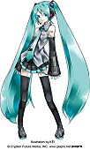 「初音ミク 日本国内初のライブツアー開催決定」1枚目/2