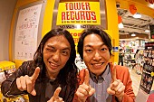 「TOWER RECORDS 梅田NU茶屋町店にて、松尾よういちろうとヒロヒサカトー」5枚目/39