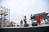 「【平城京天平祭FM OSAKA Dramatic LIVE】スタレビ、植村花菜、三戸なつめ一日限りのスペシャルライブで「愛の歌」をコラボ!」1枚目/7